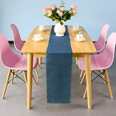 Trimming Shop Hessian Table Runners - Midnight Blue - Image 3