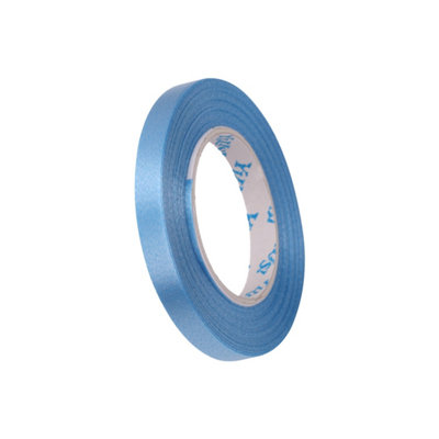 Neel Blue 10 Metres Shiny Metallic Balloon Ribbon String Roll Crimped Curling RibbonBaby Blue from B&Q