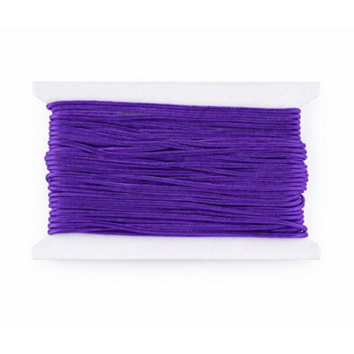 B&Q -  Purple Nylon Cord 1.2mm Braided Rope10 Metres
