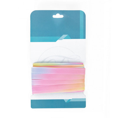 Neel Blue Grosgrain RibbonRainbow15mm X 10 Metres from B&Q