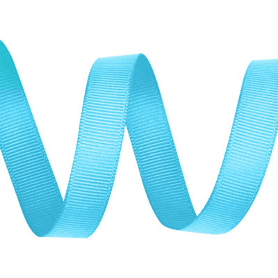 Neel Blue Grosgrain RibbonTurquoise15mm X 10 Metres from B&Q