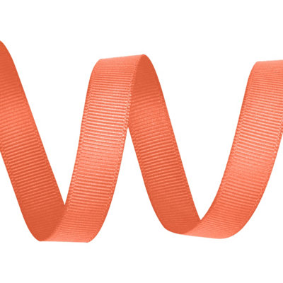 Neel Blue Grosgrain RibbonNeon Orange25mm X 10 Metres from B&Q