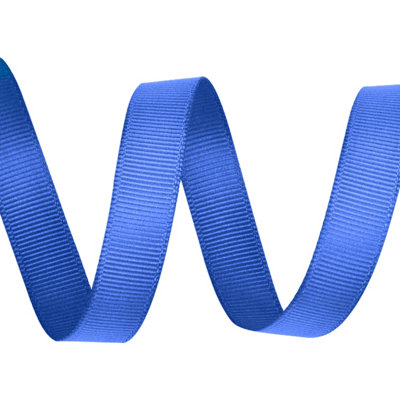 Neel Blue Grosgrain RibbonRoyal Blue25mm X 10 Metres from B&Q