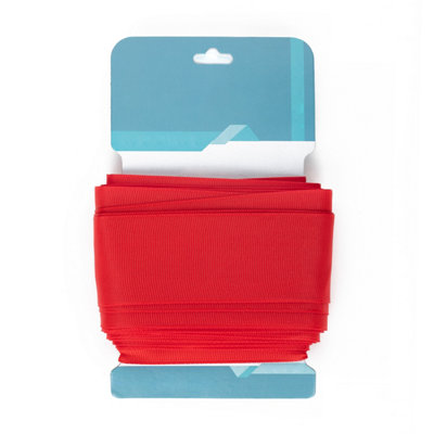 Neel Blue Grosgrain RibbonRed38mm X 10 Metres from B&Q
