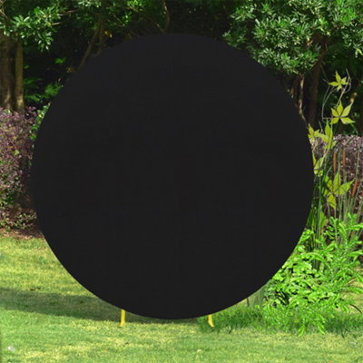 Neel Blue Round Polyester Spandex Arch Stand Backdrop Cover Garden Arbors CoverBlack200Cm from B&Q