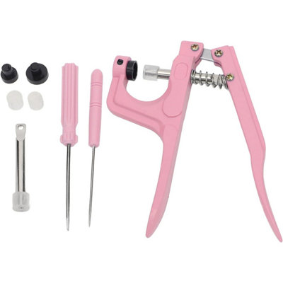 Neel Blue Kam Snaps Install PlierT3T5 & T8 Button Fixing Tool For Sewing Crafting Baby BibsPink from B&Q