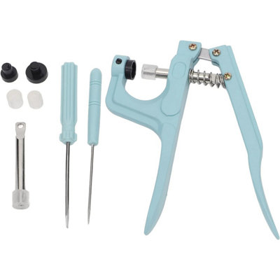 Neel Blue Kam Snaps Install PlierT3T5 & T8 Button Fixing Tool For Sewing Crafting Baby BibsTurquoise from B&Q