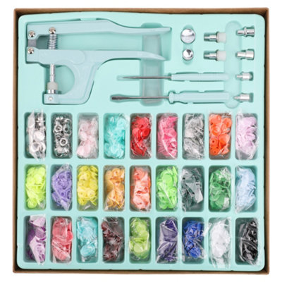 Neel Blue 270 Kam Snap Button Sets With Turquoise Snaps Pliers SetPlastic T5 Snap & Plier from B&Q