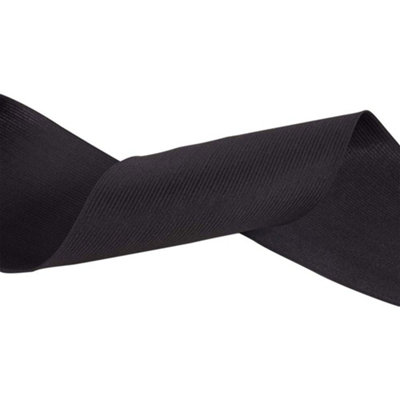 Neel Blue 75mm Flat Elastic Band Stretchable Elastic Cord Stretch StrapBlack5 Metres from B&Q