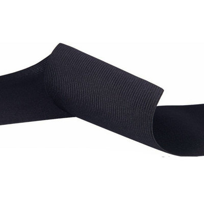 Neel Blue 50mm Flat Elastic Band Stretchable Elastic Cord Stretch StrapBlack2 Metres from B&Q