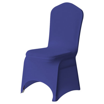 Neel Blue 10Pcs Spandex Arched Front Chair Covers Stretch Fabric Removable Washable SlipcoversPurple from B&Q