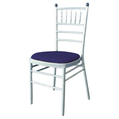 Neel Blue Dark Purple Spandex Chair Pad CoverPack Of 10 from B&Q