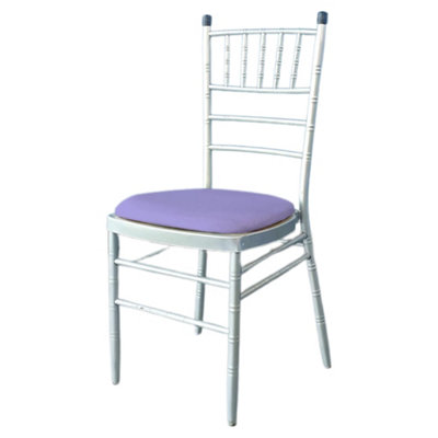 Neel Blue Lavender Spandex Chair Pad CoverPack Of 10 from B&Q