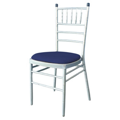 Neel Blue Purple Spandex Chair Pad CoverPack Of 10 from B&Q