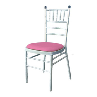 Neel Blue Rose Pink Spandex Chair Pad CoversPack Of 10 from B&Q