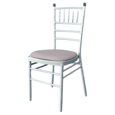 Neel Blue Silver Spandex Chair Pad CoverPack Of 10 from B&Q