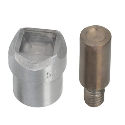 B&Q -  12mm Pyramid Bag Feet Rivet Die Set For Green Machine