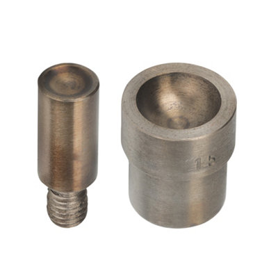 B&Q -  15mm Dome Shape Bag Feet Rivet Die For The Green Machine