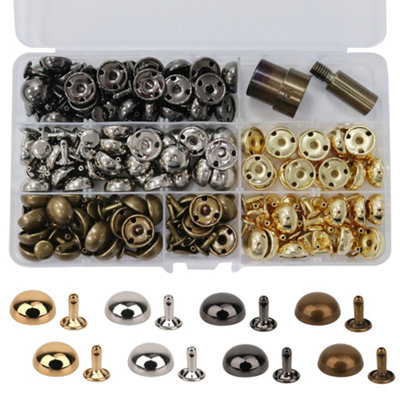 B&Q -  12mm Hexagonal Bag Feet Bundle Pack With Die & Storage Box100Pcs