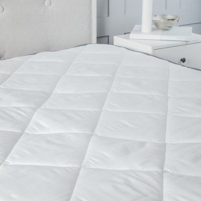 Home Sweet Home UK HOME SWEET HOME UK Mattress Topper Single 2.5cm/1'' Thick Mattress -Topper Single Machine Washable, Breathable & Soft Micro Fibre Bed Toppers Single Size - Image 4