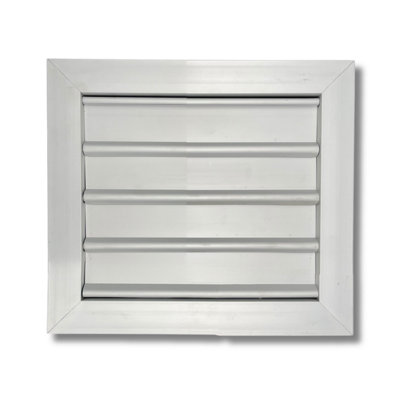 Airtech-Uk Gravity Grille 200mm X 200mm Premium Anodized Aluminium Louvre Grill For Walls And Crawl Spaces from B&Q