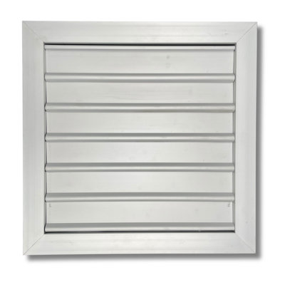 Airtech-Uk Gravity Grille 300mm X 300mm Premium Anodized Aluminium Louvre Grill For Walls And Crawl Spaces from B&Q