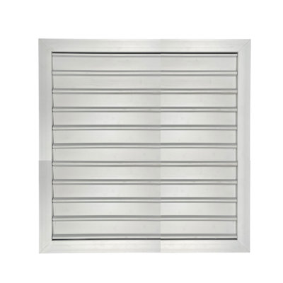 Airtech-Uk Gravity Grille 500mm X 500mm Premium Anodized Aluminium Louvre Grill For Walls And Crawl Spaces from B&Q