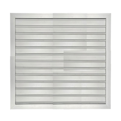 Airtech-Uk Gravity Grille 600mm X 600mm Premium Anodized Aluminium Louvre Grill For Walls And Crawl Spaces from B&Q