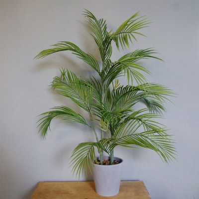Botanik Artificial Palm Tree 3ft Grey Plastic - Image 6