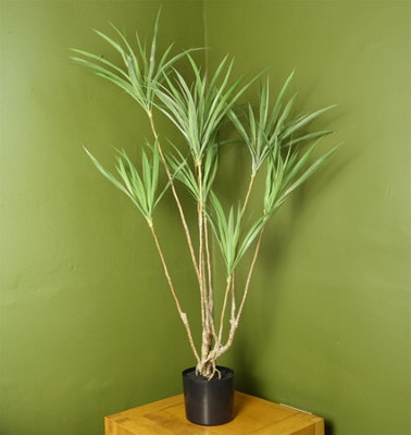Leaf Dragon Tree Dracaena Plant 125Cm Natural Look Artificial Botanik from B&Q