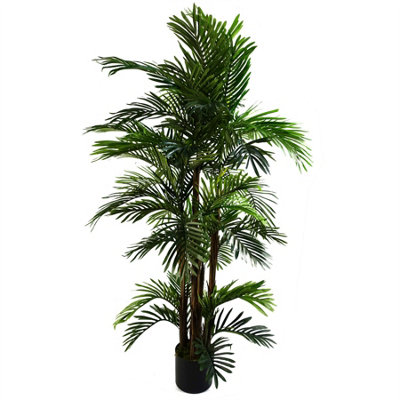 Leaf Areca Palm Artificial Tree 150Cm Realistic Plant By Botanik from B&Q