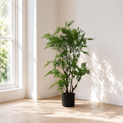 Botanik Artificial Fern Tree in Pot - 3ft - Green - Image 5