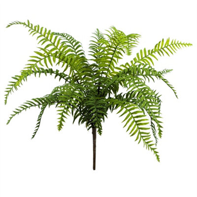 Leaf Artificial 50Cm Boston Fronded Fern Plant from B&Q