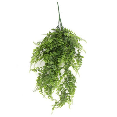 Leaf Unisex Green Hanging Uv & Fire Resistant Artificial Pothos Plant 85Cm - Image 8