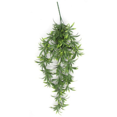 Leaf Hanging Uv And Fire Resistant Artificial Fronded Thyme Plant 70Cm from B&Q