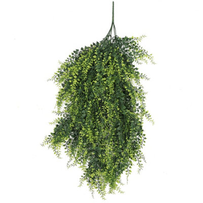 Leaf Hanging Uv And Fire Resistant Artificial Foliage Plant 85Cm from B&Q
