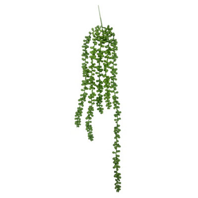 Leaf Fern Pearls Hanging Artificial Plant 2ft - Image 7
