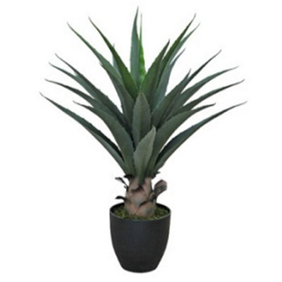 Leaf 70Cm Agave Tropical Yucca Artificial from B&Q