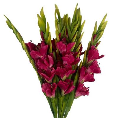 Leaf Design Large Artificial Gladioli Stems - Image 8