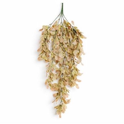 B&Q - 70Cm Artificial Trailing  Spray StemDusty Pink And Cream - Image 3