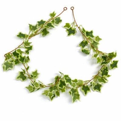Leaf 160Cm Artificial Ivy Garland Trailing Hanging Plant Faux FoliageVariegated from B&Q