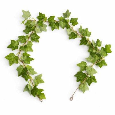 Leaf 160Cm Artificial Ivy Garland Trailing Hanging Plant Faux FoliageGreen from B&Q