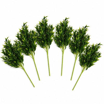 B&Q - Pack Of 6 X 75Cm Artificial Laurel  Foliage Bush Stem - Image 4