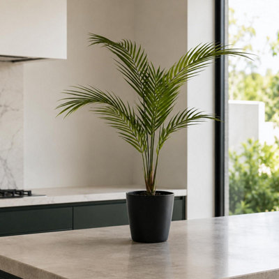 B&Q -  70Cm Artificial Areca Palm Tree