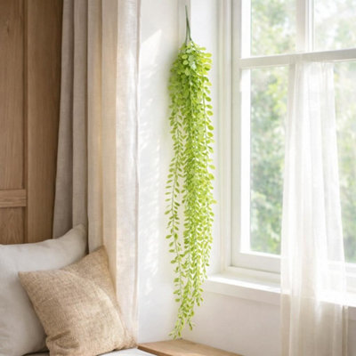 Leaf Artificial 90Cm Trailing Eucalyptus Hanging Plant Faux Greenery Vine from B&Q