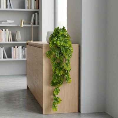 Leaf 70Cm Artificial Hanging Mini Monstera Plant Premium from B&Q