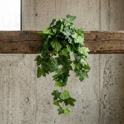 Leaf Artificial 70Cm Trailing Grape Ivy Plant Faux Hanging Foliage Green from B&Q