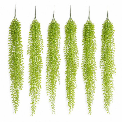 Leaf Pack Of 6 X 90Cm Artificial Eucalyptus Plant Faux Greenery Vine