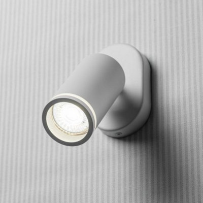 CGC Lighting Cgc Solis White Single Gu10 Ceiling Spotlight With Halo Ring Adjustable Spot Bar from B&Q