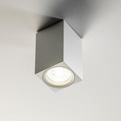 CGC Lighting Cgc Tipo White Square Surface Mount Gu10 Indoor Ceiling Spotlight Downlight Spot Light from B&Q